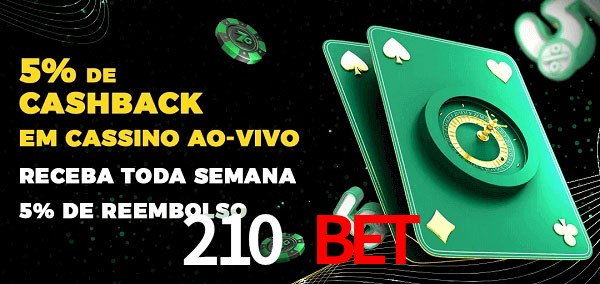 Promoções do cassino ao Vivo 210 bet